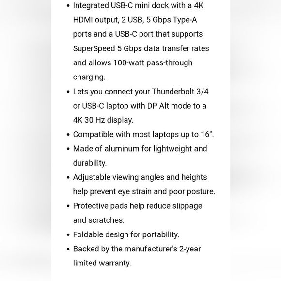 J5 Create Multi-Angle 4K Docking Stand - Picture 8 of 9